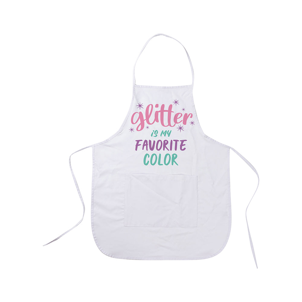 Craft Express 2 Pack White Sublimation Childrens Aprons with Pockets - Craft Express Canada